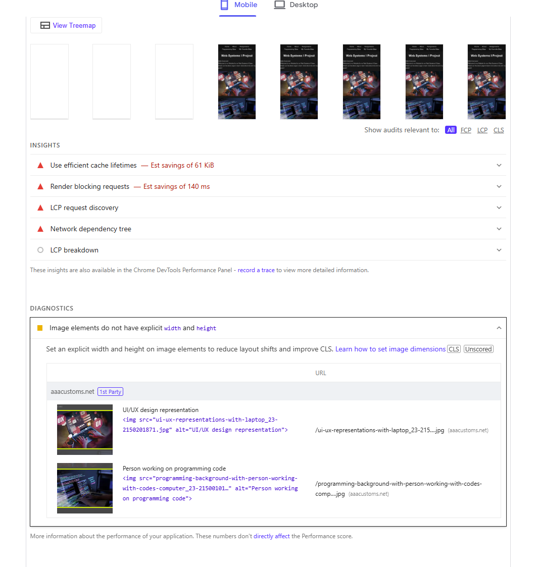 Lighthouse Mobile Compatibility Screenshot 2